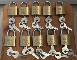 Lotto 10 Lucchetti FAI by VIRO