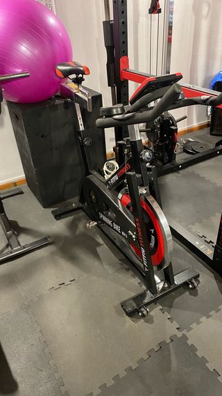 Rack de entrenamiento y bicicleta estática, remo, 