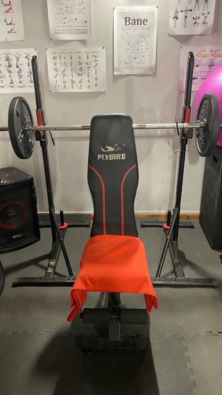 Rack de entrenamiento y bicicleta estática, remo, 