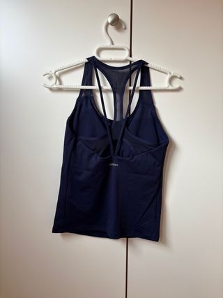 Camiseta deportiva Oysho azul mujer XS