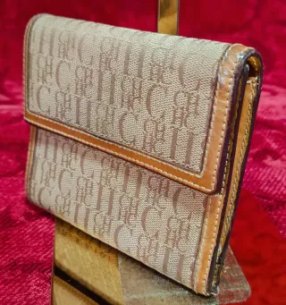 Cartera Carolina Herrera Beige y Marrón