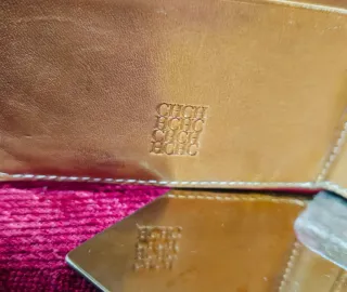 Cartera Carolina Herrera Beige y Marrón