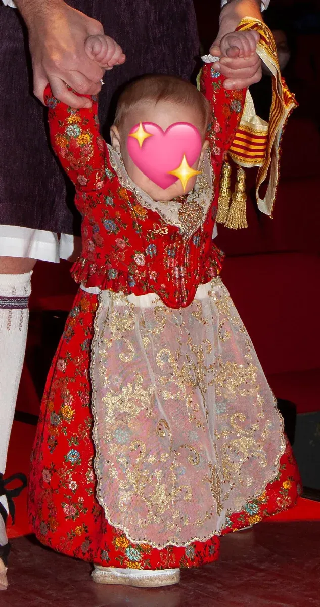 Traje de Fallera 1-2 años