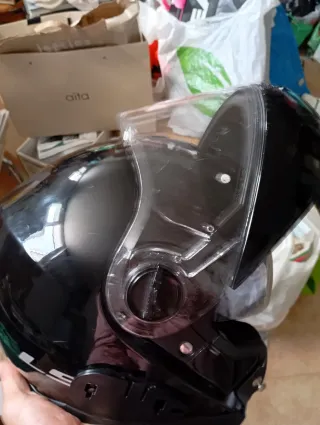 Casco LS2 Abatible Talla S Negro