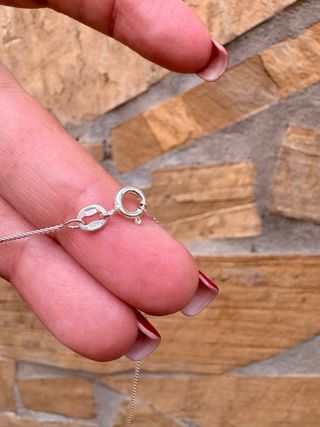 Colgante y cadena plata 925 piedra luna