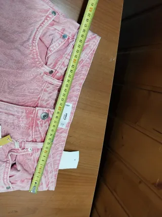 Pantalón vaquero Mango rosa mujer
