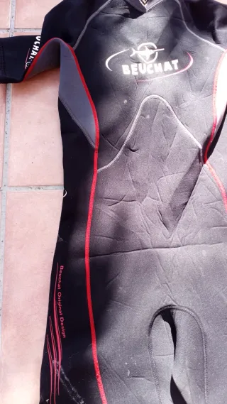 Traje Neopreno Surf/Pesca Corto Negro lo