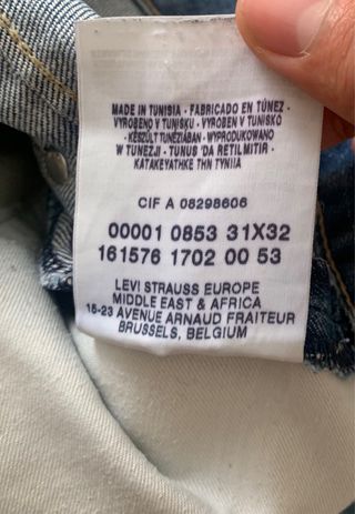 Vaqueros Levi's Engineered Vintage Talla 31