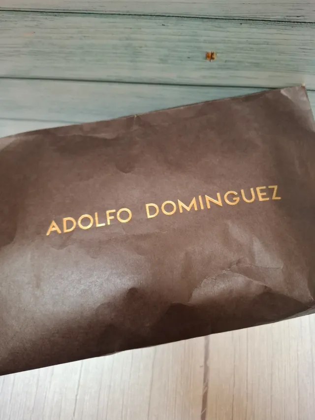 Bufanda Adolfo Dominguez Gris -Blanca sin estrenar