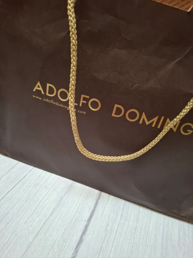 Bufanda Adolfo Dominguez Gris -Blanca sin estrenar