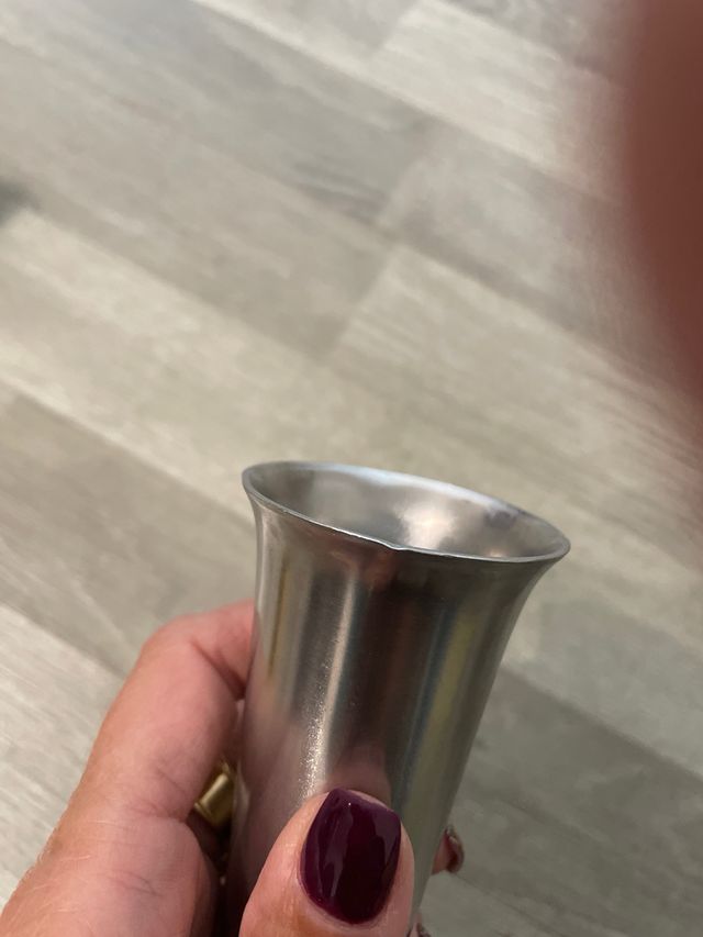 Vaso Alessi/Alfra Metallo Argento