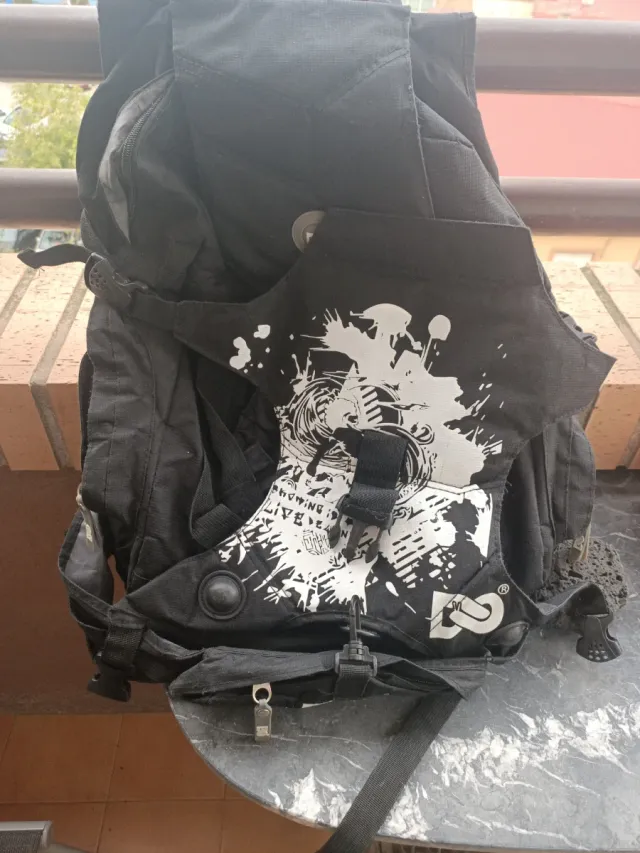 Mochila grande para patinaje