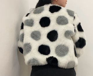 Pelliccia fantasia pois