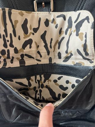 Bolso Piel Negro Roberto Verino