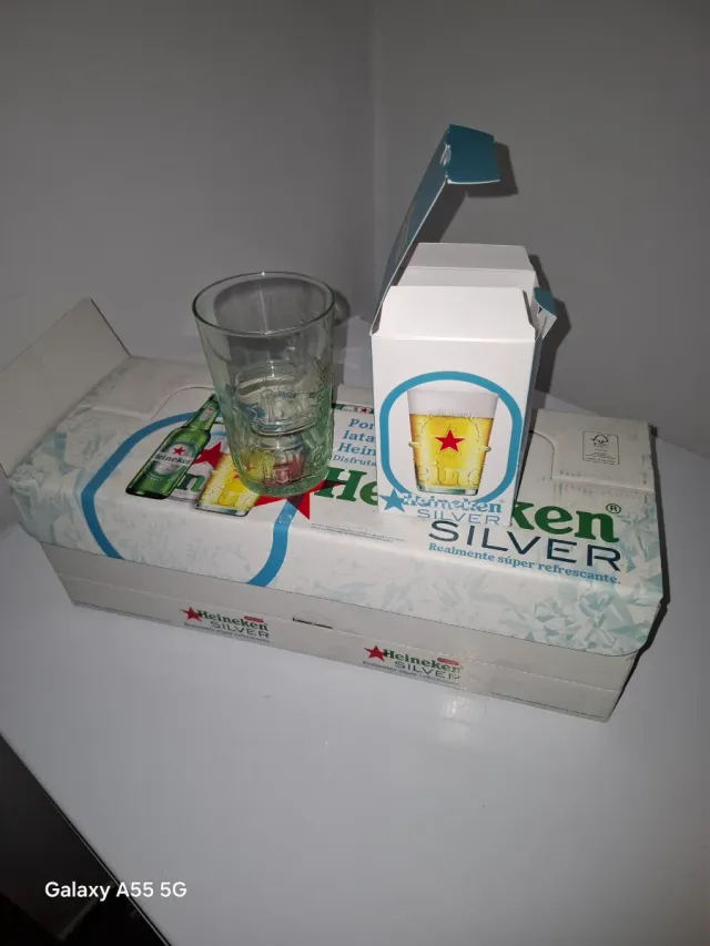 Vasos Heineken Silver 0.25