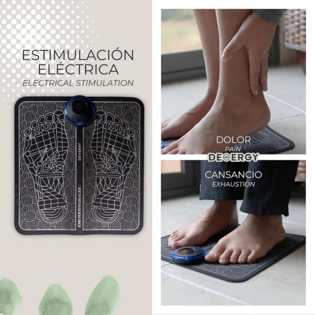 Masajeador Pies Eléctrico 8 Modos 19 Niveles Nuevo