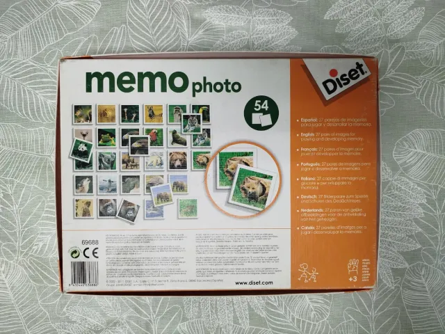 Juegos de memoria Educa y Diset