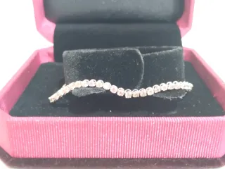 Pulsera Rivière Oro 18k Diamantes 3ct