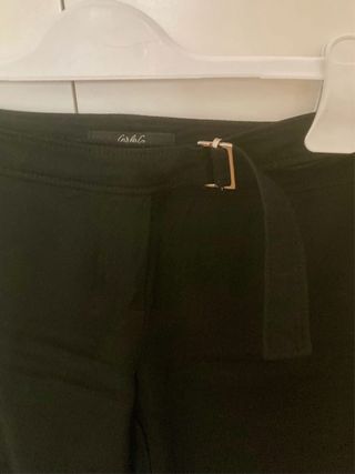 Pantaloni lana e viscosa Carla G. neri