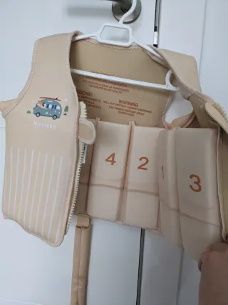 Chaleco natación infantil Monnéka talla 2-3 años