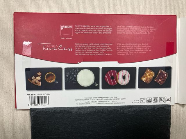 Piattino Ardesia Naturale ~ “giannini Home Values”