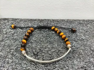 Pulsera Thomas Sabo Ojo de Tigre Plata