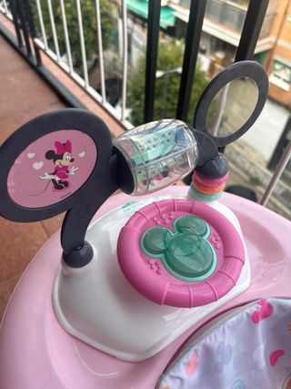 Andador infantil Minnie Mouse rosa