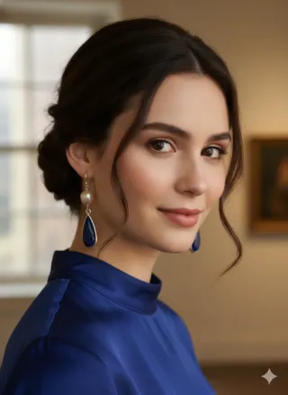 Orecchini Argento Perle e Lapis Lazuli