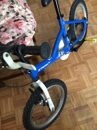 Bicicleta infantil BTWIN azul