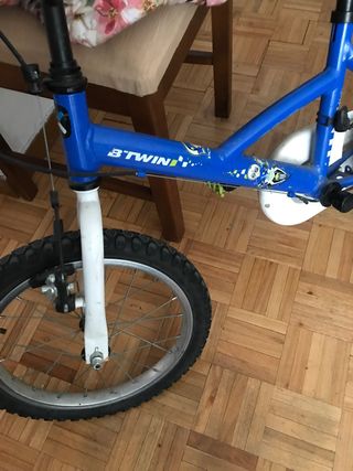Bicicleta infantil BTWIN azul