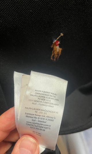 Polo Ralph Lauren camicia nera