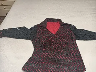 Camisa de Contrabandista Negra y Roja