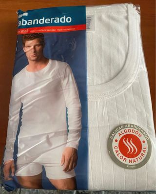 Camiseta interior térmica Abanderado blanca