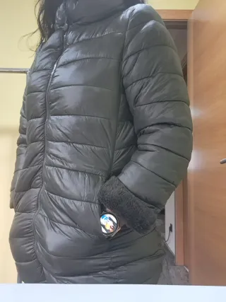 Cazadora reversible verde