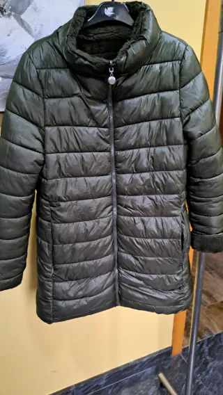 Cazadora reversible verde