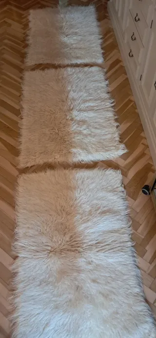 4 tappeti in lana 100%