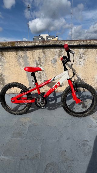 Bicicleta Monty KY3 16” Roja y Blanca