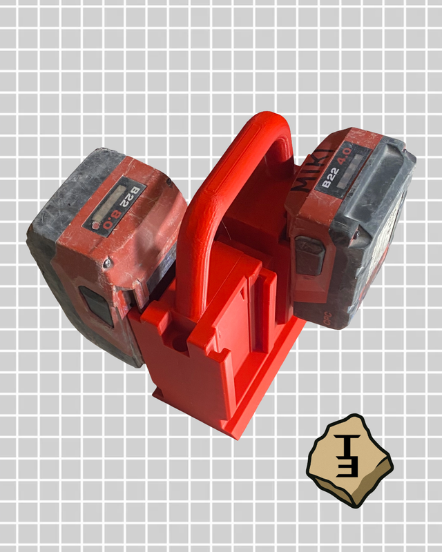 Porta Baterías x Hilti B22 Nuron 22V 5,2Ah 2,6Ah