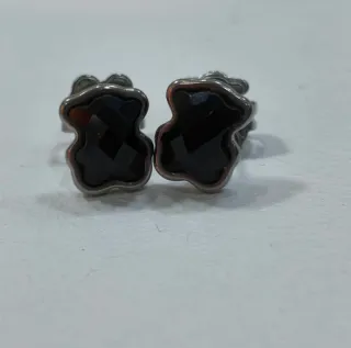 Pendientes Acero Ositos Dorados,plateados o anillo