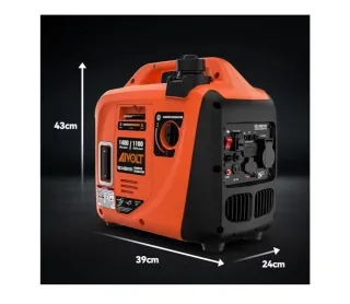 Generador Inverter Silencioso Gasolina 1400W