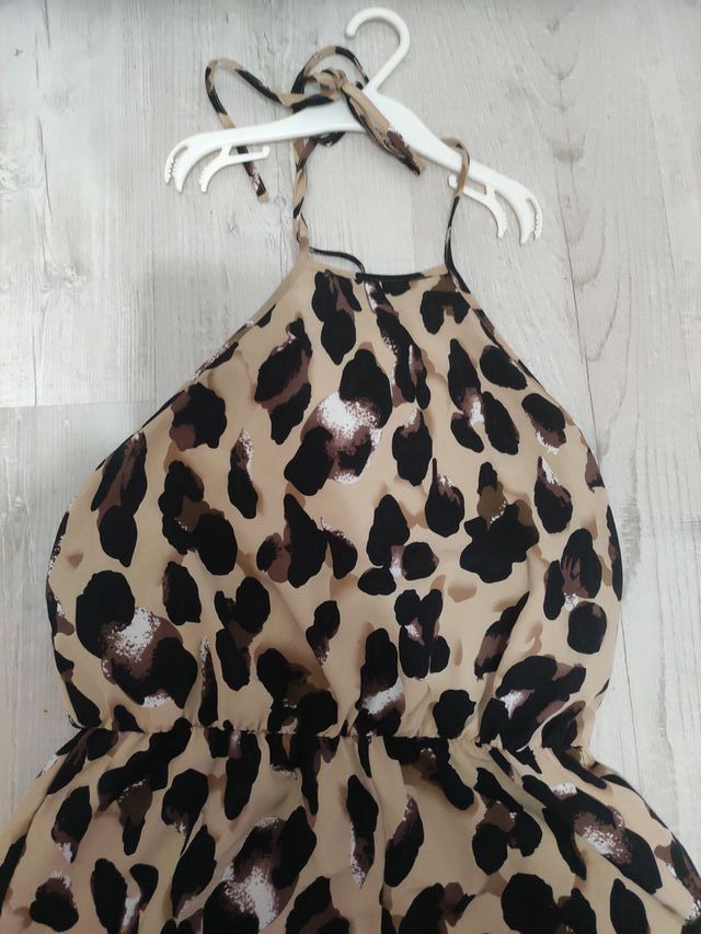 Mono corto estampado leopardo