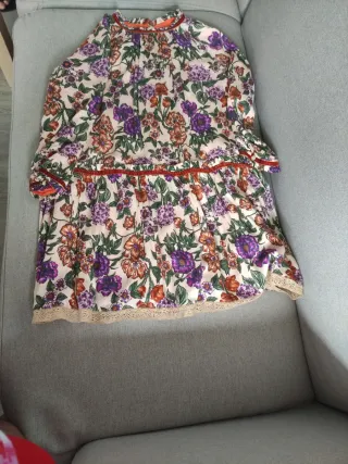 Vestido floral talla 8
