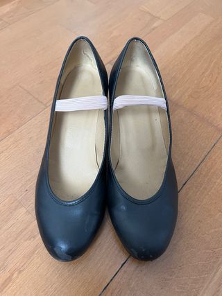 Zapatos Flamenco Talla 35 Sin Clavos