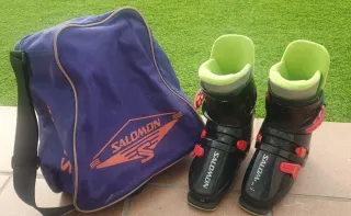 Botas de esquí Salomon con bolsa
