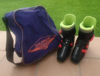 Botas de esquí Salomon con bolsa