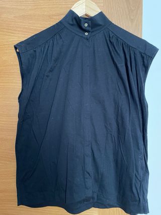 Blusa Massimo Dutti Negra Talla S