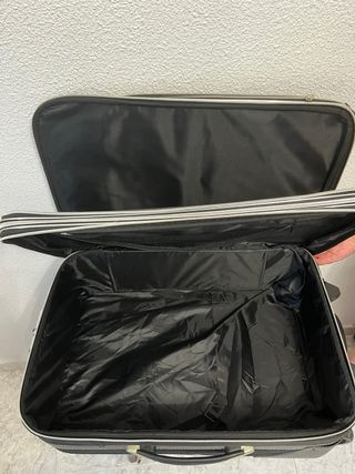 Maleta de Viaje Grande (70 cm) | Tela Negra.