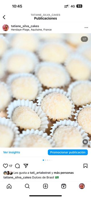 Tatiane Silva clases particulares de repostería