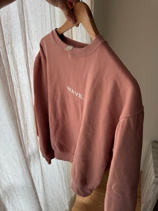 Sudadera Wave rosa