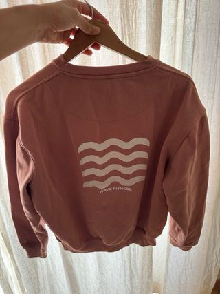 Sudadera Wave rosa
